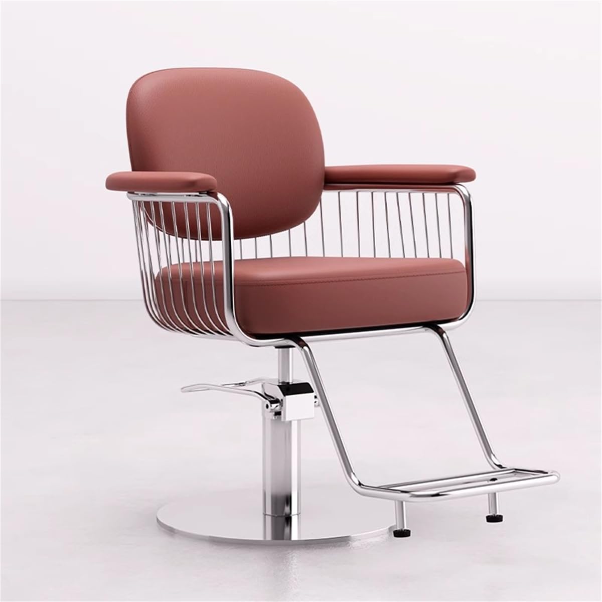 Sillas de barbero, Silla de Tinte de Cabello hidráulica Ajustable, Silla de barbero de salón de Belleza Resistente para Profesionales, Silla de estilismo para barbería, Asiento de Estilista