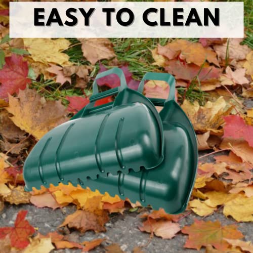 Straame - Leaf Grabber Set - Heavy Duty Leaf Collector - Lightweight & Easy to Use - Garden Waste Rubbish Cleaning Tool, Grass Leaves Scoop Collector with Secure Grip and Practical Design – Set of 2 4 Straame - Leaf Grabber Set - Heavy Duty Leaf Collector - Lightweight & Easy to Use - Garden Waste Rubbish Cleaning Tool, Grass Leaves Scoop Collector with Secure Grip and Practical Design – Set of 2 - Image 4