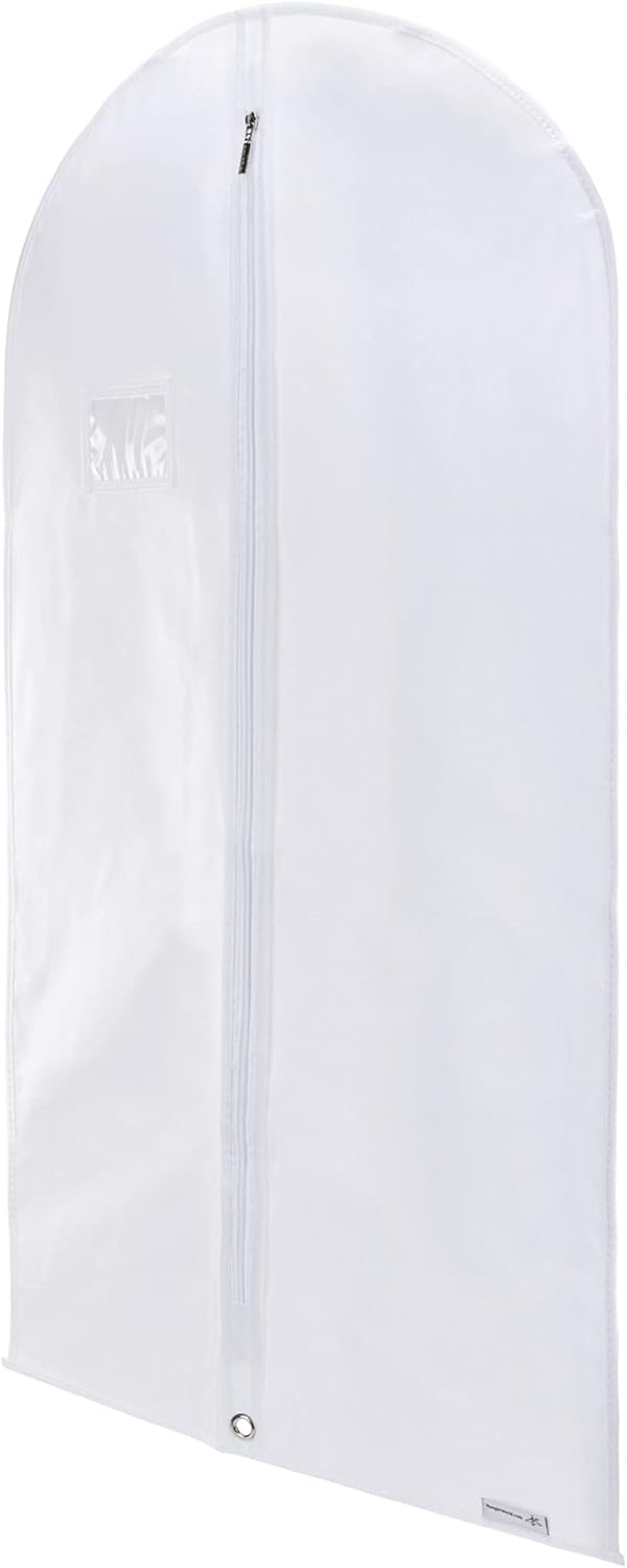 Atmungsaktive Kleiderhülle 180 Cm - Staubschutz Für Hochzeitskleider, Anzüge & Mäntel, Mit Reißverschluss