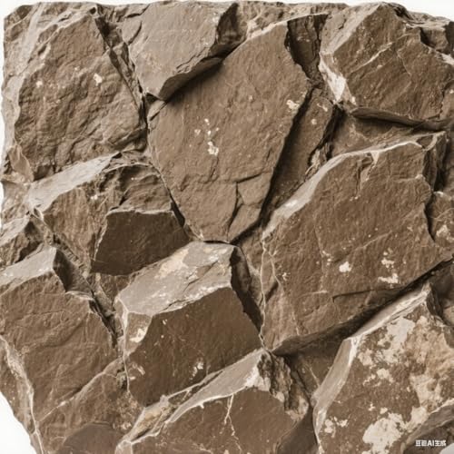 LuisoGur 3D Reptile Tank Background - Natural Rock Terrarium Cork Backdrop Wall Climbing Decor for Lizards, Leopard Gecko, Bearded Dragons & Turtle Habitat Enclosure (Light Gray)