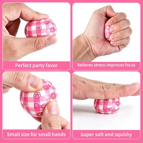 24Pcs Squishy Balls for Kawaii Birthday Party Favors Decorations Supplies,Squeeze Toys for Goodie Bags Pinata Stuffers, Party Games, Rewards Carnival Prizes — view 5