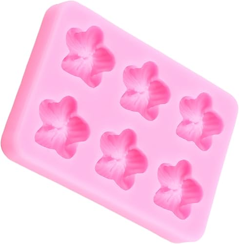 Miniatura 8 de Moldes de silicona para fondant de flores de hibisco, moldes de silicona para decoración de pasteles de flores, decoración de cupcakes, pasta de