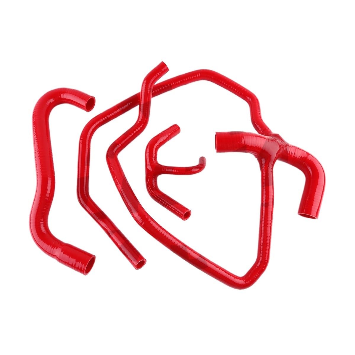 Manguera de Silicona For Fiat500 Cinquecento500 Sporting1.1 Manguera de radiador de Silicona Manguitos de Agua Tubo tubería 3 uds Kit de Manguera de 3 Capas Accesorios para Motos