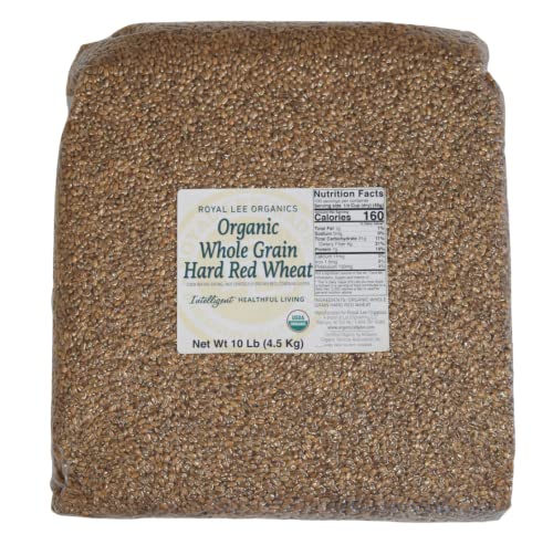 Royal Lee Organics Organic Hard Red Wheat Berries 10 lb bag
