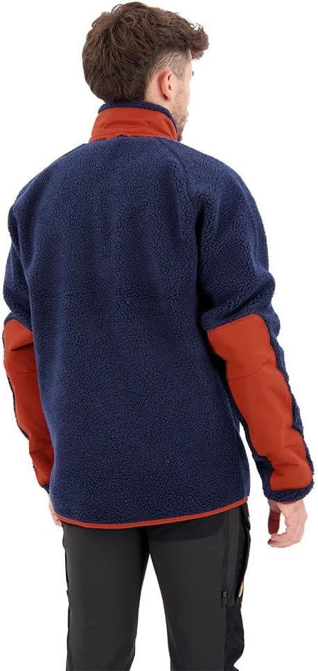 Fjallraven F87164560-215L Vardag Pile Jacket M Navy-Autumn Leaf L