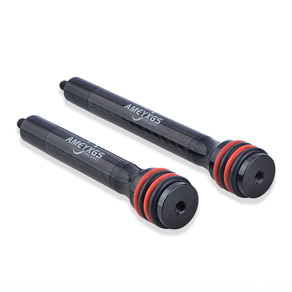 SHARROW Tiro al Arco Estabilizador de Proa Barra Lateral Estabilizador de Carbono 6" 8" 10" 12" Extender Varilla para Arco Compuesto y Arco Recurvo