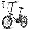 Elektrische fiets Fafrees F20 Light, 20″ vouwen elektrische stadsfiets voor vrouwelijke mannen, 250W motor, 14,5Ah/522Wh batterij, E-bike Shimano 7 versnellingen, 110 km bereik, Schwarz