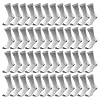48 Pairs Crew Socks for Men Women Kids, Wholesale Bulk Cotton Basic Sport Sock, Donation