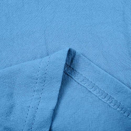 Mens Cotton Linen Pants Casual Elastic Waist Loose Fit Trousers Lightweight Straight-Legs Pants Travel Baggy Work Pant4