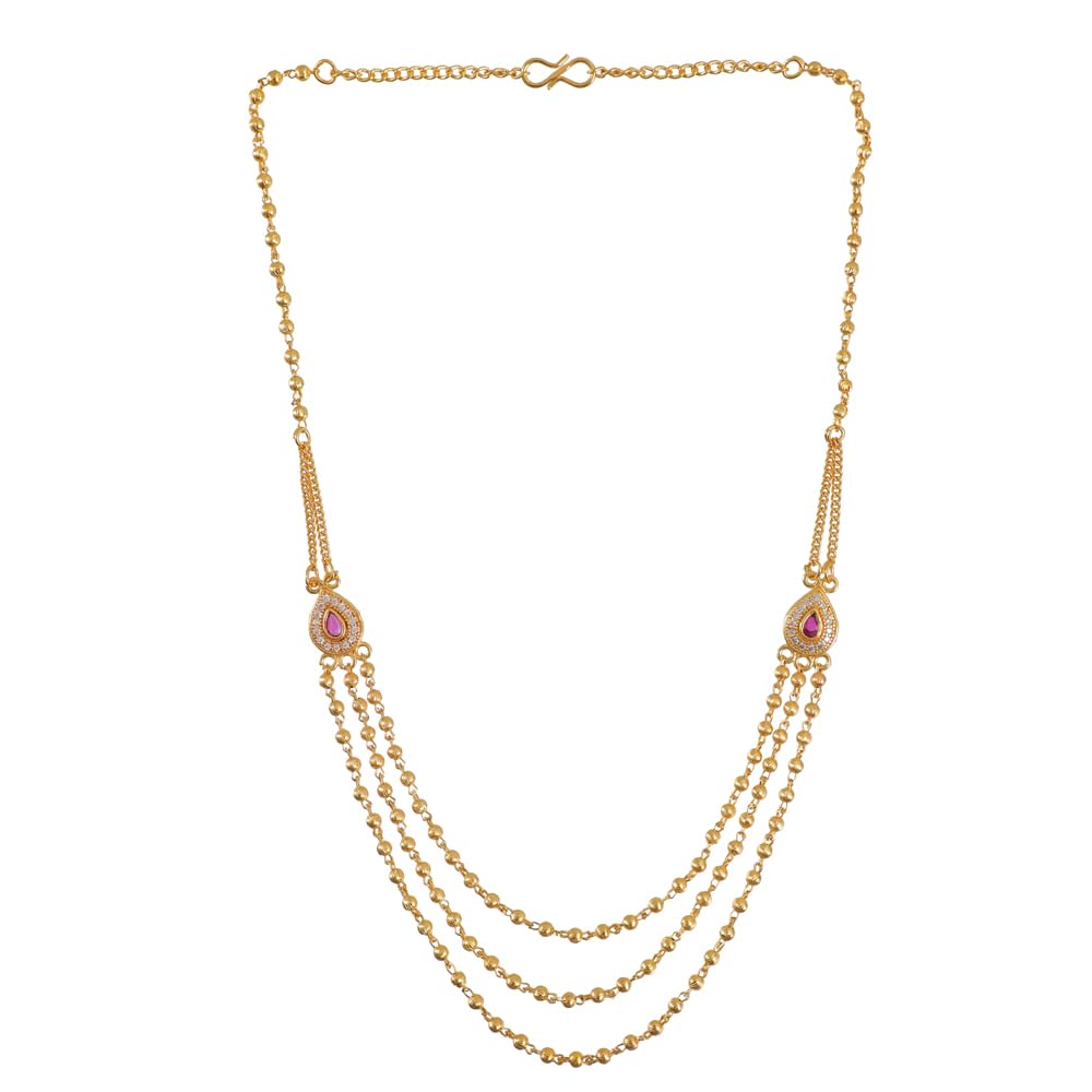 Vientiq Gold-Plated Triple Layered Necklace (B0CHYZQVC2) Amazon Price History, Amazon Price Tracker