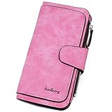 satch geldbeutel pink bermuda 💎 HOCHWERTIGE UND SCHÖNE DESIGN: edle Farben,geradliniges Design, klare Formensprache – ob zum Abendessen mit Freunden, beim entspannten Strandspaziergang oder zum glamourösen Cocktail-Dinner – mit dem Stylevia Damen Portemonnaie groß liegen Sie immer goldrichtig!