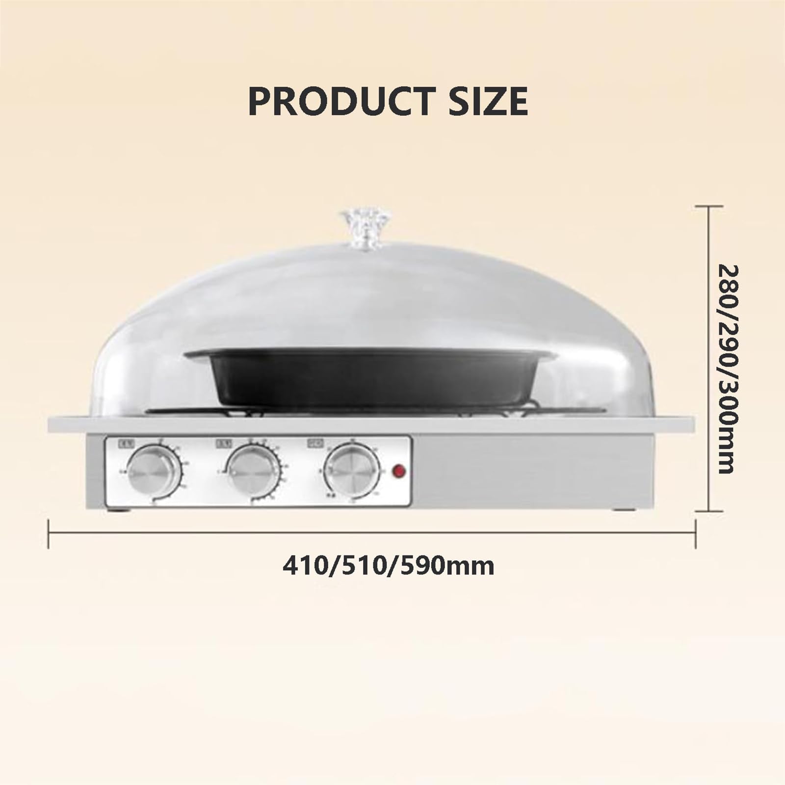 Lievitatore Elettrico Per Pasta,Scatola Per Fermentazione Del Pane In Acciaio Inossidabile,Cuoci Pasta Per Macchina Per La Fermentazione Del Pane,Umidità (60-100%) Temperatura (24~54°C),S