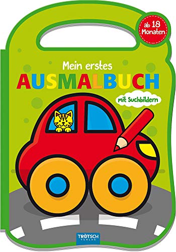 TRÖTSCH - Mein erstes Ausmalbuch 'Spielzeug' | Malbuch mit Suchbildern und...