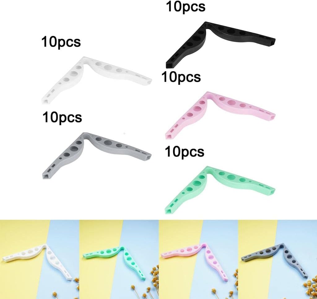 Glasses Fogging with 50PCS Silicone Nose Bridge Pads -Fog Clips for Face Cover