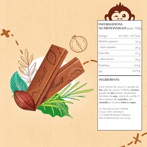 Tablette De Lait Onctueux Lindt Lucky Monkey La Tablette De - vue 3
