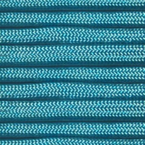 Paracord Planet 10 Foot Hanks of 550 Type III 7 Strand Paracord (Aqua 10 Feet)