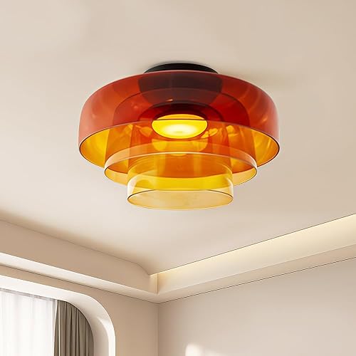 Mid-Century Modern Ceiling Light: Mid Century Flush Mount Ceiling Light