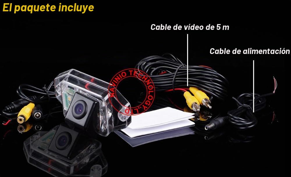 Cámara de visión posterior visión trasera impermeable imagen de la viruta cámara de visión trasera para Land Cruiser 120 Series Prado 2002-2009