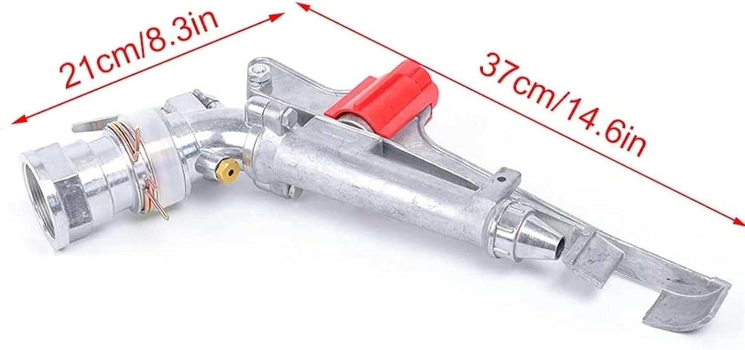Pistolet zraszający do nawadniania – 5 cm regulowany 360° dla dużego obszaru uderzenia (65-80 m) - idealny do nawadniania zraszaczy rolniczych w gospodarstwach rolniczych