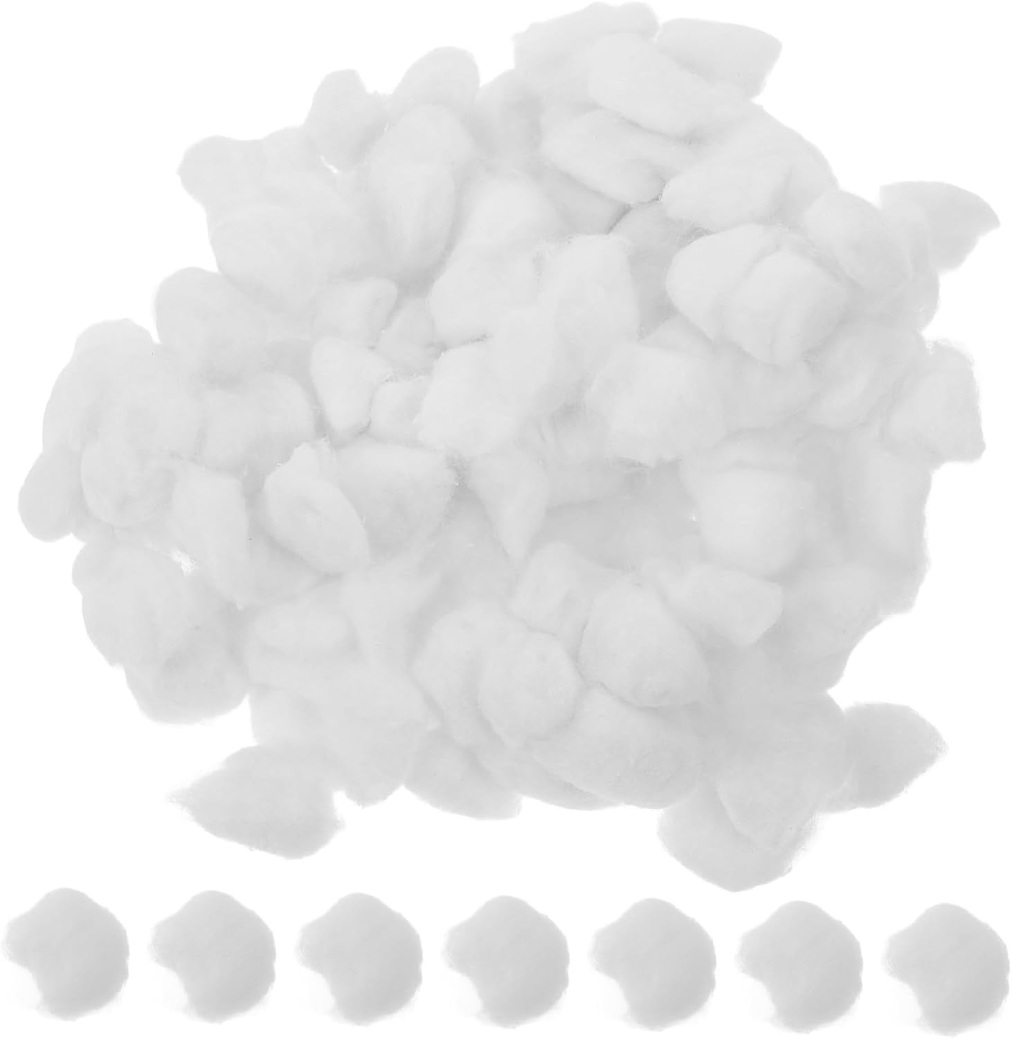 1bag Mini Makeup Cotton Balls Soft Absorbent Cotton Balls for Nail Polish Gel Remover Multi-Function Disposable for Makeup and Daily Cleaning Bag
