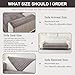 SHANNA Flanell Sofabezug 1 2 3 4 Sitzer Sofabezüge Couch Überzug L Form Ecksofa Sofa Couch Überwurfdecke, Sofahusse Sofaüberwürfe rutschfest Sofa Abdeckung (Braun, 70 * 150cm Stückweise Verkauft)