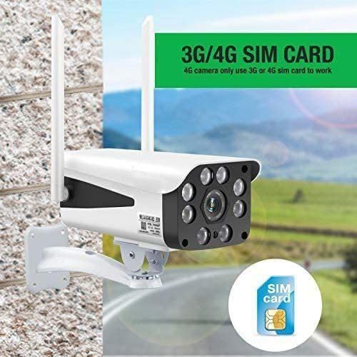 Image of TMY 4G SIM Bullet Camera with Color Night Vision, 2 Way Audio, Motion Detection Security Camera (TMY45)