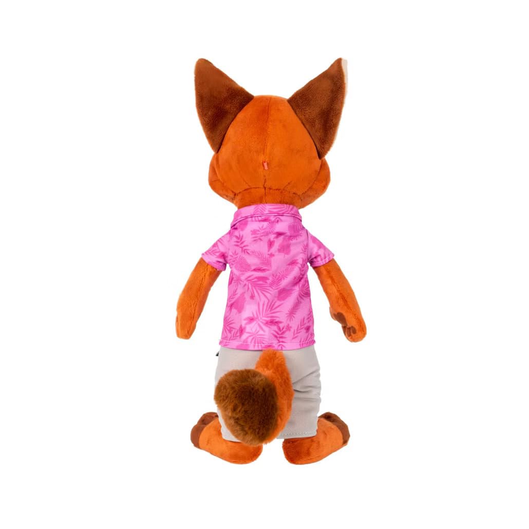 Disney Zootropolis 2 - Peluche de Nick Wilde de 14 pulgadas, más de 10 sonidos y frases, juguetes de peluche para niños y preescolares, adecuado para mayores de 3 años