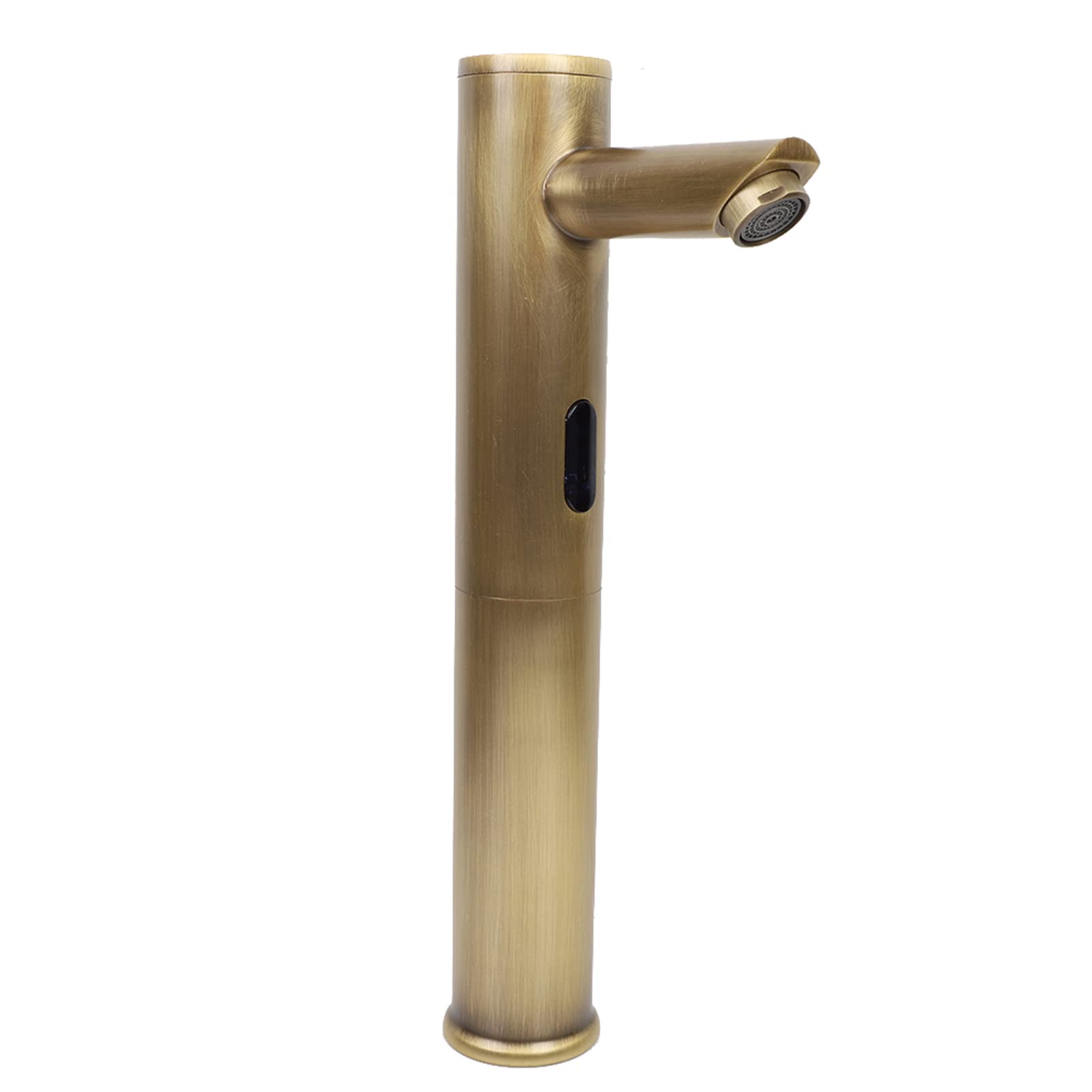 TOPINCN Automatic Sensor Faucet, Automatic Sensor Touchless Sink Touchless Bathroom Faucet Hands Bathroom Water Tap Kitchen Sink Cold Water Tap (Antique)