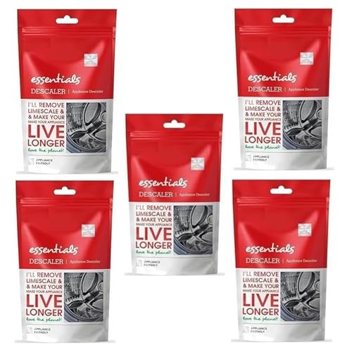 Image of Washing Machine Drum Cleaning Powder Descaling Powder For Top & Front Load compatible with IFB ESSENTIALS DESCAL Washing Machine Washing & Drum Cleaner Scale Remover (Pack of 5)