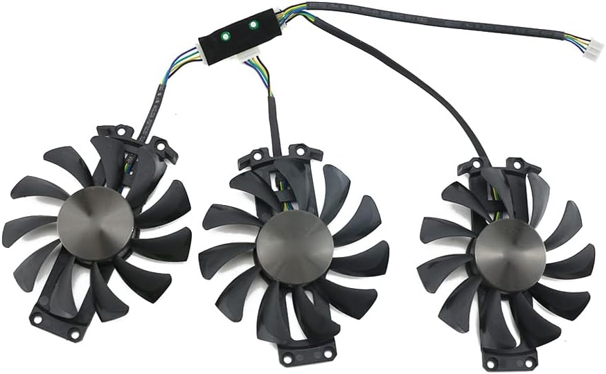 GA81S2U 75mm Graphics Card Cooling Fan Replacement for ZOTAC GTX 980 AMP Edition GTX 970 AMP Omega Core Edition Quiet Cooler Fan