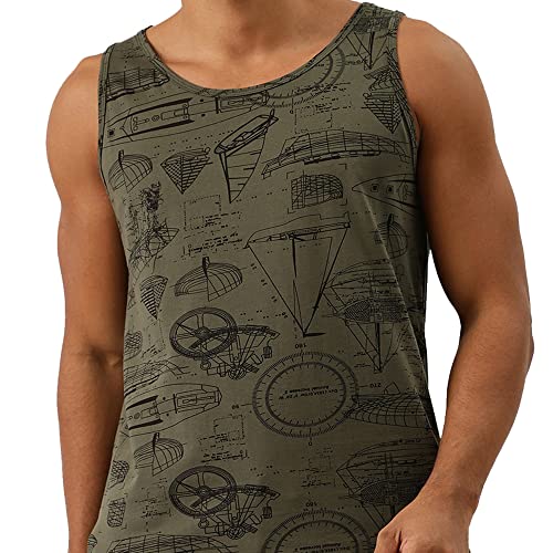 Image of Diversify Men's Cotton Blend Sleeveless Tank Tops