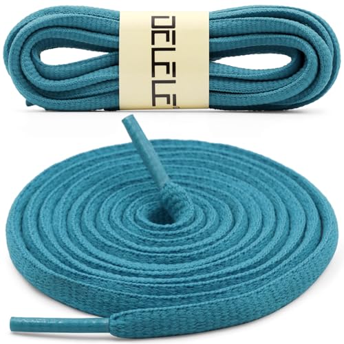Image of DELELE 2Pair Oval Shoes laces 42 Colors Half Round 1 /4 inchAthletic ShoeLaces for Sport /Running Shoes Shoe Strings