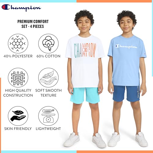 Image of Champion boys Champion Boys 4-piece Short Set