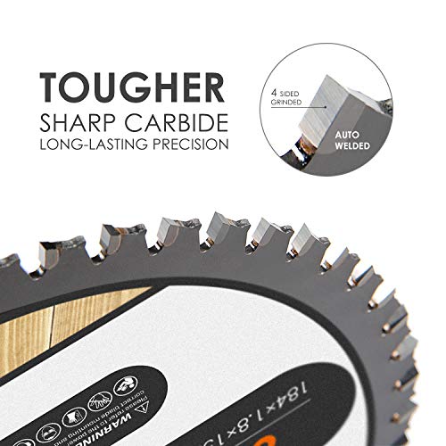 Luckyway 7-1/4 Inch 24-Tooth Framing Blade 3-Pack
