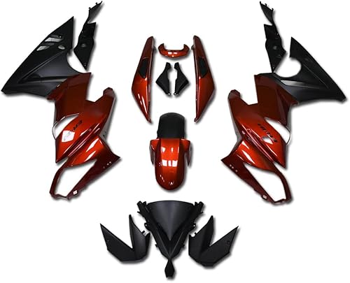 Nuevo rojo negro carenado apto para Kawasaki Ninja 2009 2010 2011 650R ER-6F ABS plásticos Aftermarket Carrocería kit 09 10 11