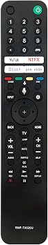 RMF-TX520U MG3-TX520U Voice Replace Remote Control with MIC fit for Sony Smart TV Series A80J X95J X91J X90J X85J X80J XR-55A80J XR-65A80J XR-77A80J XR65A80CJ XR77A80CJ XR-65X95J XR-75X95J XR-85X95J