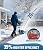 Cordless Electric Snow Shovel Rake, 21V 12-Inch Brushless Battery Snow Blower with 4.0Ah & Fast Charger, 20FT Throw Distance, Compact Design, Adjustable Front Handle, for Driveway/Sidewalk – Blue