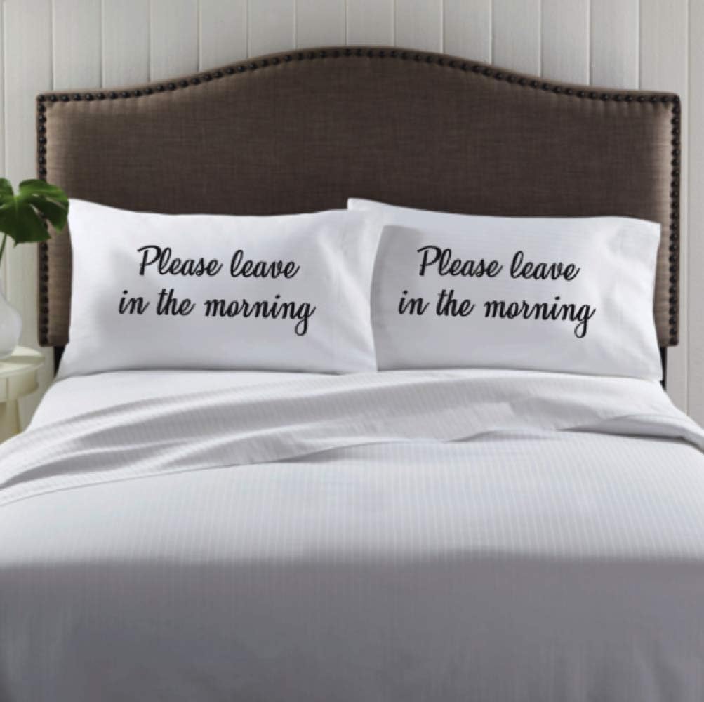 Hilarious Guest Room Pillow Cover for Spare Bedroom Décor | Funny Pillow Covers for Overnight Guest | Inlaw Gift Idea | Guest Bedding | Unwelcome Home Décor | Funny Throw Pillow Covers 20" x 30"