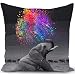 Produktbild KUNQIAN Kissenbezug Elefanten Kissen deko Geschenke für sofakissen kissenbezüge dekokissen couchkissen kissenhülle Sofa Schlafzimmer Wohnzimmer 40x40cm