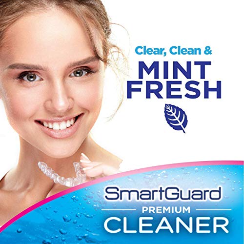 Smartguard Premium Cleaner Crystals –(110 Cleanings)- Removes Stain, Plaque & Bad Odor From Dentures, Clear Braces, Mouth Guard, Night Guard & Retainers. #TOP7