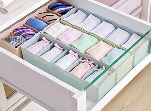 Angel Bear Socks Undergarments Storage Drawer Organiser Set of 4, (Colour May vary) (MADE IN INDIA)