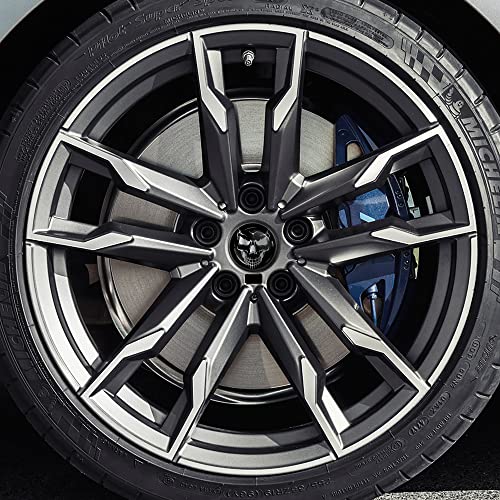 Biomar Labs 4 x 68 mm Wheel Centre Caps Hub Caps Wheel Hub Cover Hub Caps Compatible for BMW 36136783536 Alloy Wheels Silver CB 48