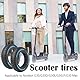 2 Stück Vollgummireifen für Ninebot G30/G30d/G30e/G30lp/G30 Max 10x2.5 Zoll Ersatzreifen 60/70-6.5 E Scooter Solid Reifen E Scooter Reifen 10 Zoll