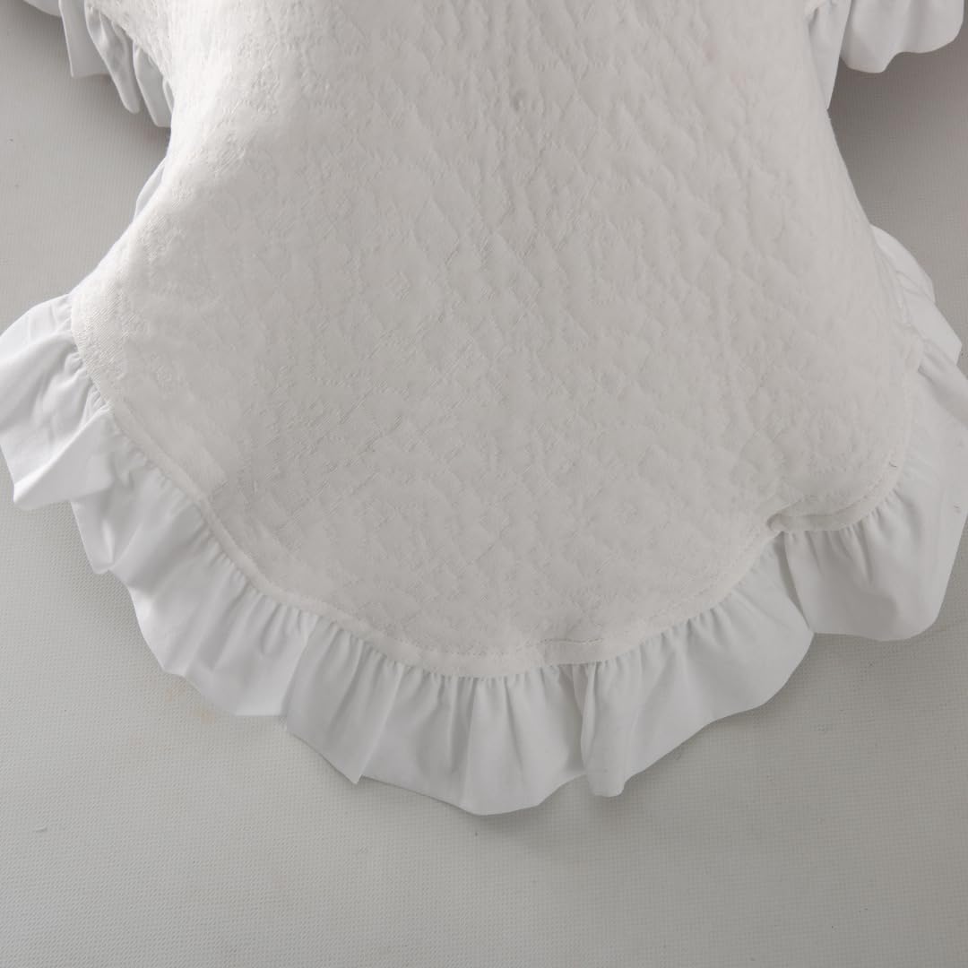 Colcha Blanca Marina con Diseño Geométrico - Colchas 280x260 cm para Cama 200x200 cm - Estilo y Comodidad para el Hogar