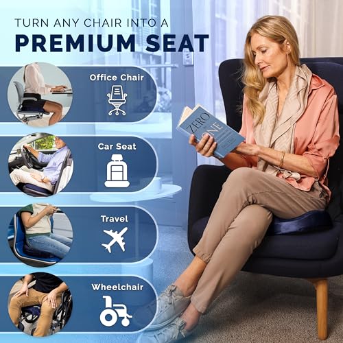 image for ComfiLife Gel Enhanced Seat Cushion – Office Chair Cushion – Non-S