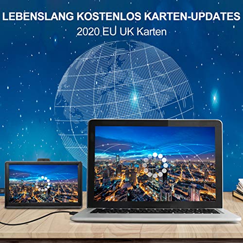 GPS Navi Navigationsgerät für Auto 2023 - Navigation für Auto PKW LKW Navi 7 Zoll Lebenslang Kostenloses Kartenupdate… - Image 4