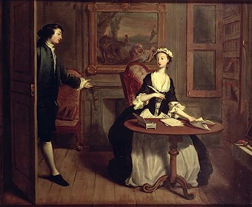 Tableau Mr. B. trouve Pamela illustration Richardson art mural 60x90cm