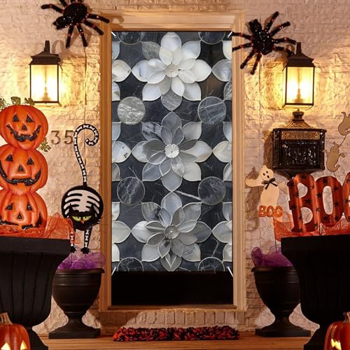 Bannière de porte florale 178x90 cm décor saisonnier - 4