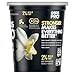Oikos Pro Vanilla Yogurt-Cultured Ultra-Filtered Milk Product, 23 Grams of Protein, 0g Added Sugar, Just a Delicious High Protein Snack, 32 OZ Tub