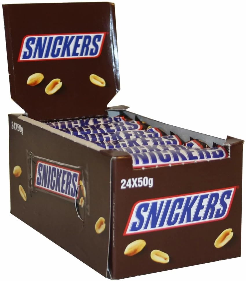 See full amazon price history chart for Snickers Chocolate Bar Consisting of Nougat Topped With Caramel and Peanuts, All Encased in Milk Chocolate 50g X 24 Pieces Box (Imported) Snickers Chocolate Bar Consisting of Nougat Topped With Caramel and Peanuts, All Encased in Milk Chocolate 50g X 24 Pieces Box (Imported) (B0CRBL6HY5) Amazon Price History, Amazon Price Tracker